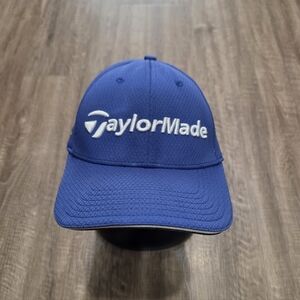 Adidas Taylormade  Hat Golf Baseball New Blue Cap Flex Fit S/M, R11S